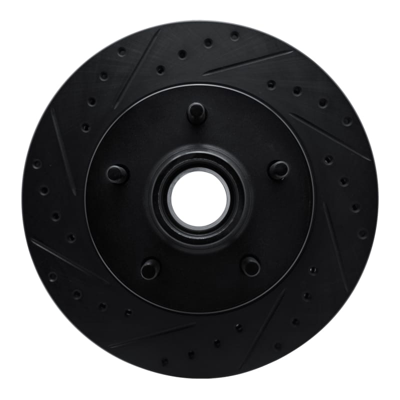 R1 Concepts — R1 90-90 Cadillac BROUGHAM Front Left Drilled & Slotted Black Brake Rotor
R1 Brake Rotor Drill