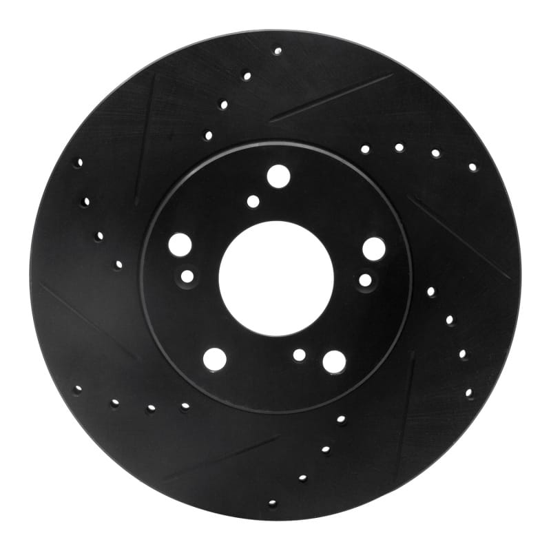 R1 Concepts — R1 06-15 Honda Civic Front Left Drilled & Slotted Black Brake Rotor
R1 Brake Rotor Drill