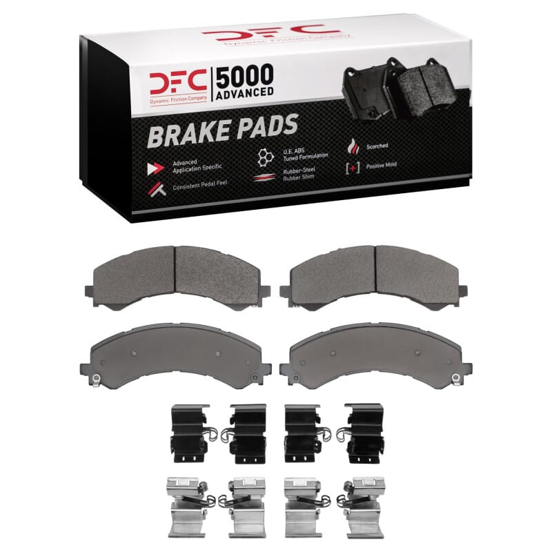 DFC — DFC 21-25 Chevrolet Express 3500 Rear 5000 Advanced Semi Metallic Brake Pads and Hardware Kit