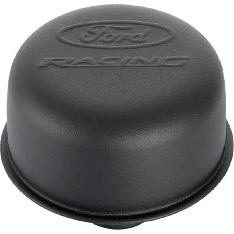 Ford Racing — Ford Racing Black Crinkle Finish Breather Cap w/ Ford Racing Logo - Twist Type
Oil Breather Cap