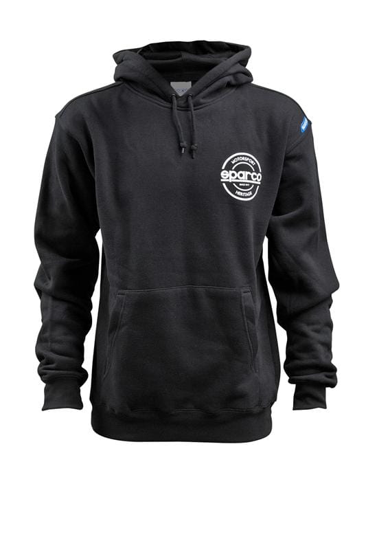 SPARCO — Sparco Sweatshirt Hooded S-Seal Blk Med
