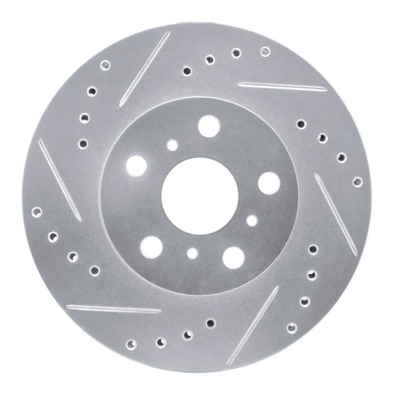 R1 Concepts — R1 86-89 Toyota Celica Front Left Drilled & Slotted Silver Brake Rotor
R1 Brake Rotor Drill