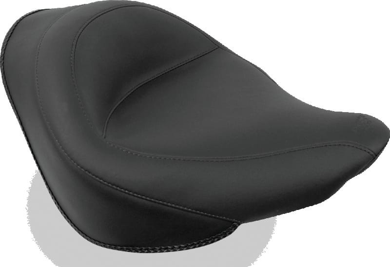 Mustang Motorcycle — Mustang 06-17 Harley Softail Wide Tire (200mm) Wide Touring Solo Seat - Black