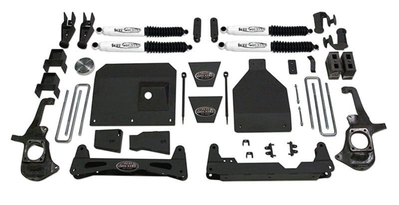 Tuff Country — Tuff Country 11-19 Chevy Silverado 3500 4x4 6in Lift Kit (Includes Dually SX8000 Shocks)
Complete Kit (w/SX80