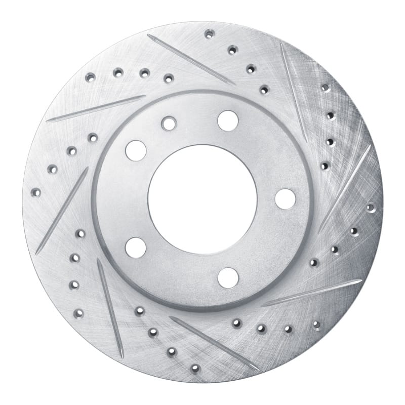 R1 Concepts — R1 82-88 BMW 528E Front Right Drilled & Slotted Silver Brake Rotor
R1 Brake Rotor Drill