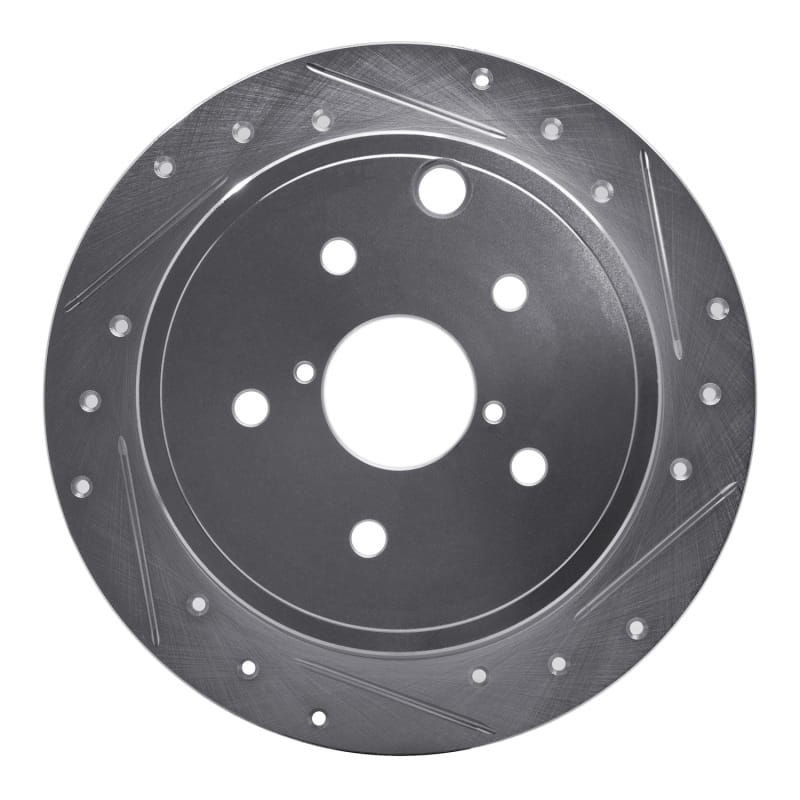 R1 Concepts — R1 2015-2021 Subaru WRX Rear Right Drilled & Slotted Silver Brake Rotor
R1 Brake Rotor Drill