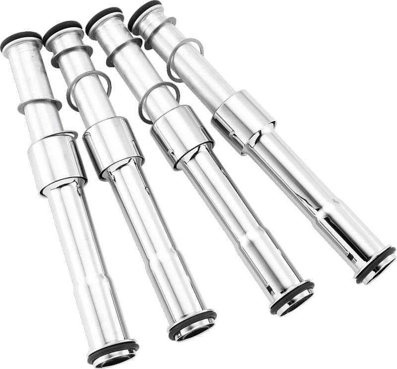 S&S Cycle — S&S Cycle 2017+ M8 Models Pushrod Cover Kit - Chrome