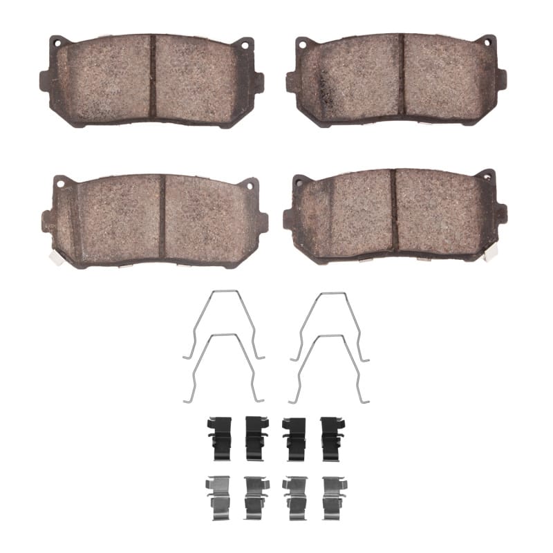 DFC — DFC 98-03 Kia Sephia Rear 5000 Advanced Ceramic Brake Pads and Hardware Kit
DFC Brake Pad Set