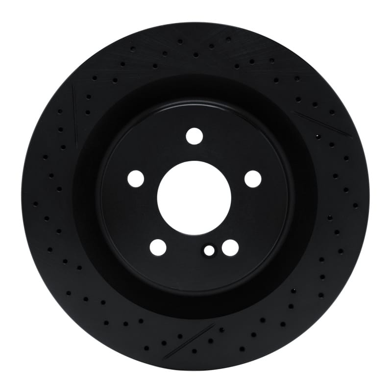 R1 Concepts — R1 05-11 Mercedes-Benz CLK63 AMG Rear Drilled & Slotted Black Brake Rotor
R1 Brake Rotor Drill