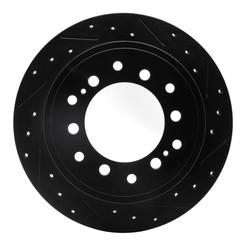 R1 Concepts — R1 10-24 Lexus GX460 Rear Right Drilled & Slotted Black Brake Rotor
R1 Brake Rotor Drill
