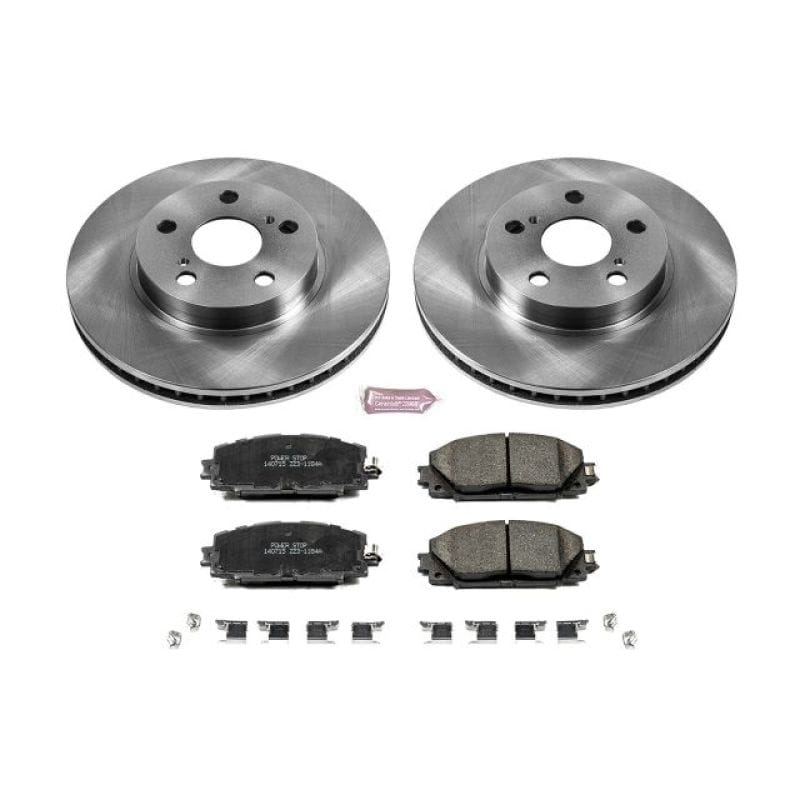 PowerStop — Power Stop 11-17 Lexus CT200h Front Autospecialty Brake Kit