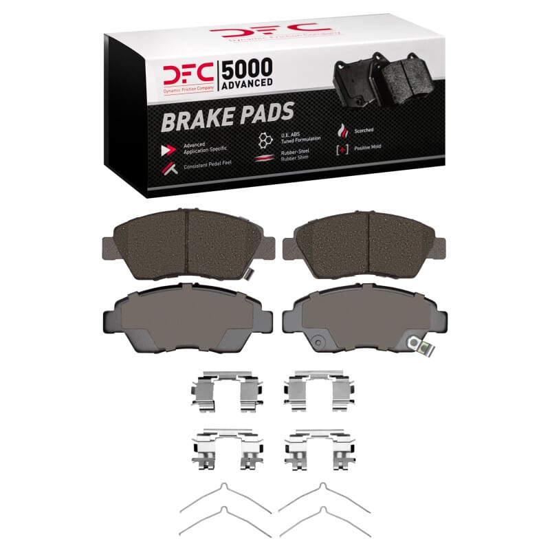 DFC — DFC 02-11 Acura RSX Front 5000 Advanced Ceramic Brake Pads and Hardware Kit
DFC Brake Pad Set