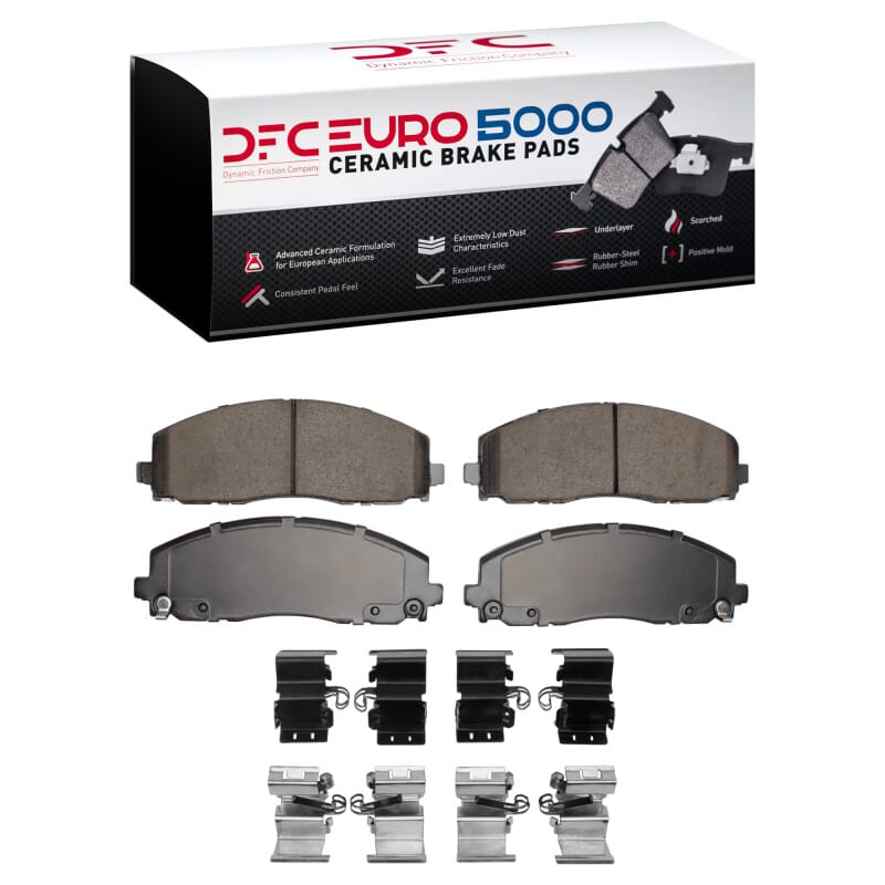 DFC — DFC 12-25 Chrysler Town & Country Front Euro 5000 Ceramic Brake Pads and Hardware Kit
DFC EURO Pads + HW