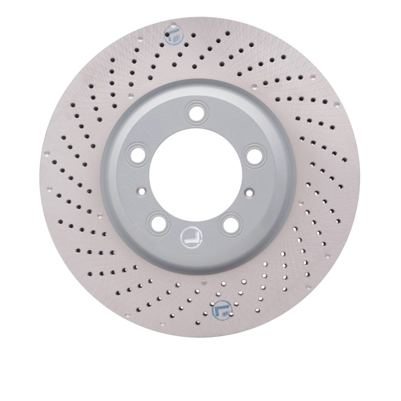 DFC — DFC 07-13 Porsche 911 Left Front Drilled Hi-Carbon Alloy Geomet Coated Rotor
DFC Brake Rotor
