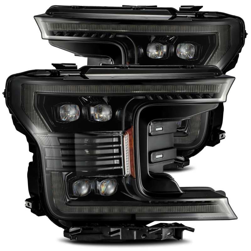 AlphaRex — AlphaRex 18-20 Ford F-150 NOVA LED Proj Headlight Plank Style Alpha Blk w/Activ Light/Seq Signal/DRL
Projector Headlights