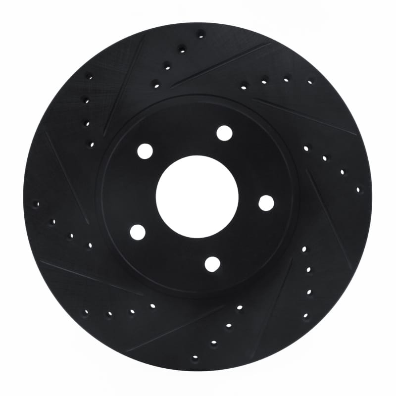 R1 Concepts — R1 97-01 Infiniti Q45 Front Left Drilled & Slotted Black Brake Rotor
R1 Brake Rotor Drill
