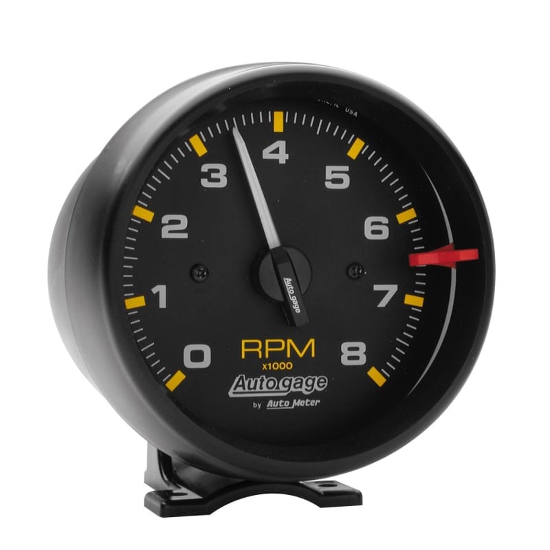 AutoMeter — Autometer Autogage Black 8,000 RPM Pedestal Mount Tachometer
3-3/4" TACH 8kRPM BK