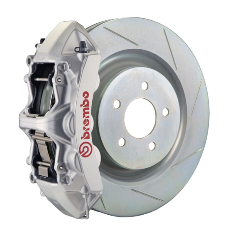 Brembo — Brembo 16+ Camaro LS/LT/SS Front GT BBK 6 Piston Cast 355x32 1pc Rotor Slotted Type1-Silver