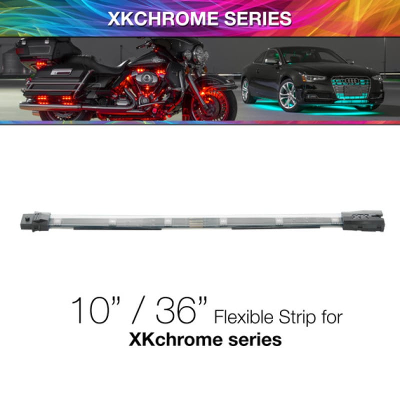 XKGLOW — XK Glow 10in Multi Color Flexible Strip for XKchrome & 7 Color Series
