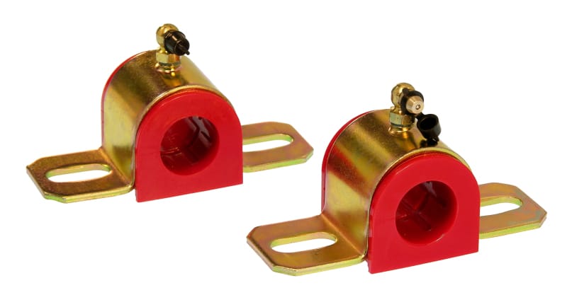 Prothane — Prothane Universal 90 Deg Greasable Sway Bar Bushings - 25MM - Type B Bracket - Red
SWAY BAR BUSHINGS