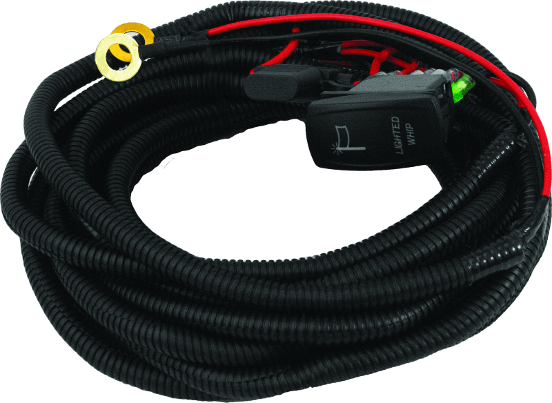 DragonFire Racing — Light Whip Harness, 2-Seat, Dual, Black