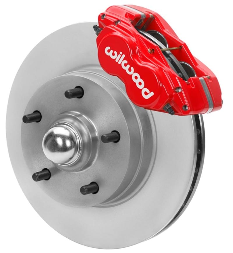 Wilwood — Wilwood 70-81 FBody/75-79 A&XBody Dynalite Frt Brk Kit 11in Rtr Red Calipers Use w/ Pro Drop Spindle