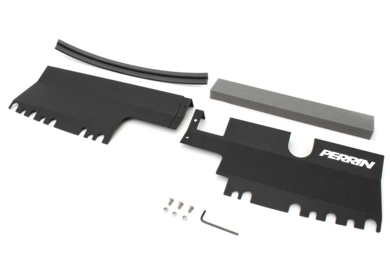 Perrin Performance — PERRIN 15-21 Subaru WRX/STI Radiator Shroud (Without OEM Intake Scoop) - Black