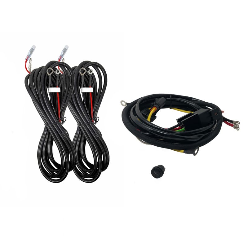 KC HiLiTES — KC HiLiTES Platform One Profile SideCast 4-Light Wiring Kit for F150/Raptor/Super Duty