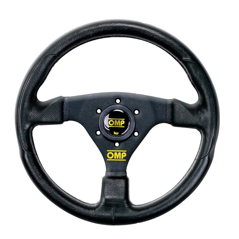 OMP — OMP GP Racing Steering Wheel - Black/Black