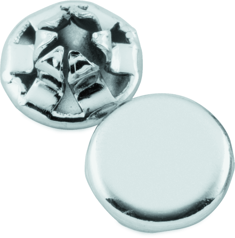 Kuryakyn — Custom End Plugs Chrome For 1/4 in. Allen Bolts