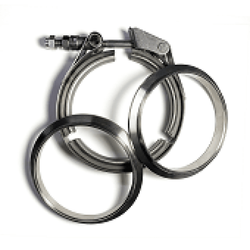 Stainless Bros — Stainless Bros 3.0in SS304 V-Band Quick Release Clamp Assembly (2 Flanges/1 Clamp)