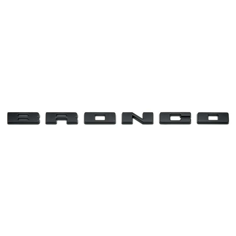 Ford Racing — Ford Racing 2021+ Bronco Grille Lettering Overlay Kit - Black
Grille Emblem