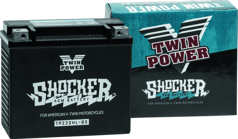 TwinPower — YTX-20HL Shocker Battery, 20Ah, 12V, 6.93 in. L x 3.43 in. W x 6.06 in. H