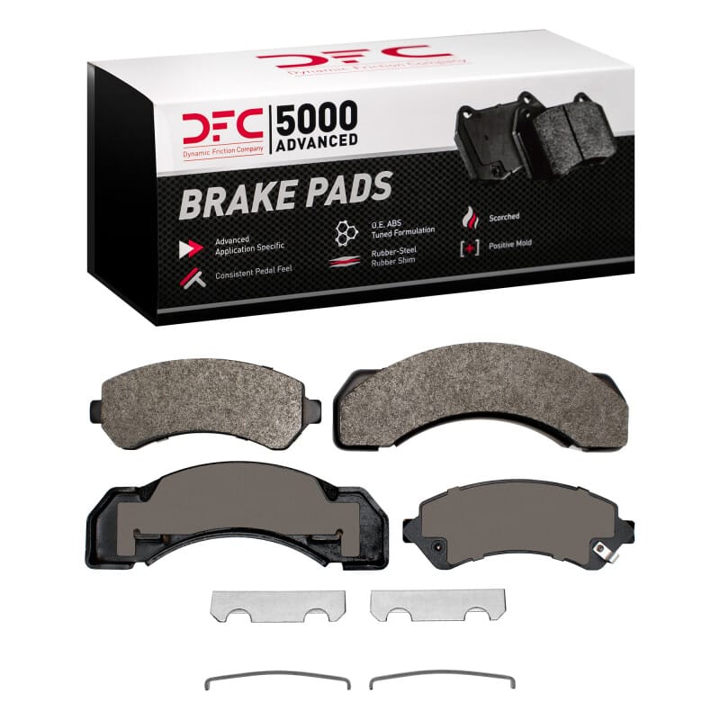 DFC — DFC 97-12 Chevrolet P30 Front/Rear 5000 Advanced Semi Metallic Brake Pads and Hardware Kit
DFC Brake Pad Set