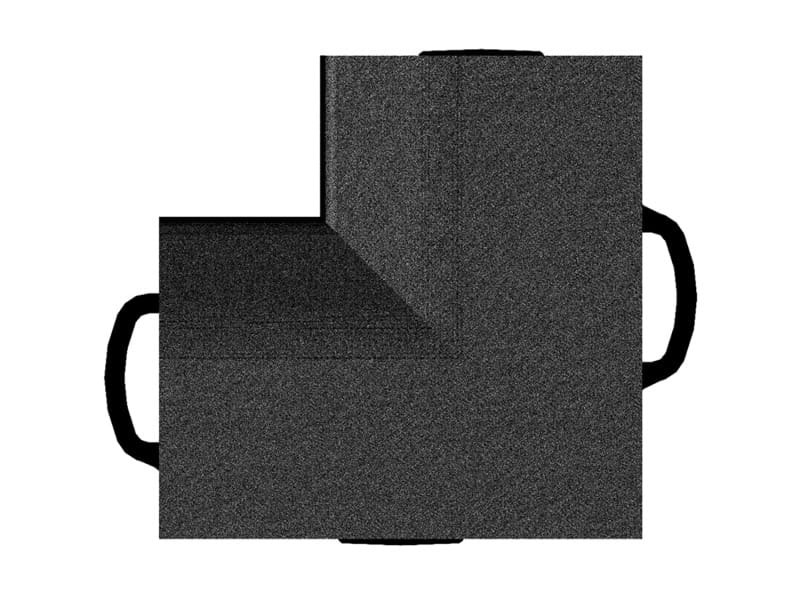 WeatherTech — WeatherTech TechFloor - Inside Corner - Black **Order in Qtys of 4
IntGrgFloorTiles
