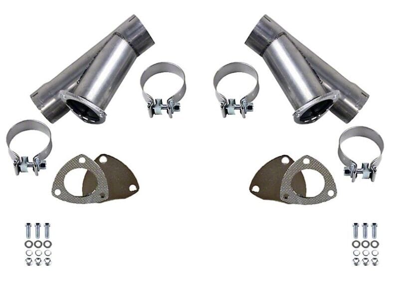 Granatelli Motor Sports — Granatelli 3.0in Stainless Steel Manual Dual Exhaust Cutout Kit w/Slip Fit & Band Clamp
Exhaust Cut-Out