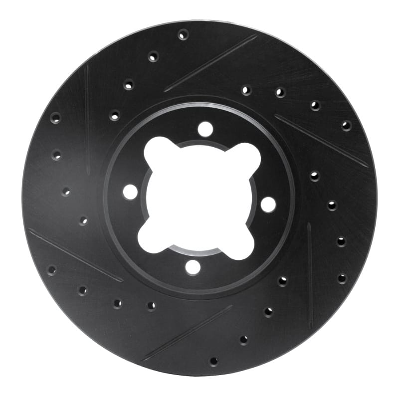 R1 Concepts — R1 82-85 Toyota Celica Front Left Drilled & Slotted Black Brake Rotor
R1 Brake Rotor Drill