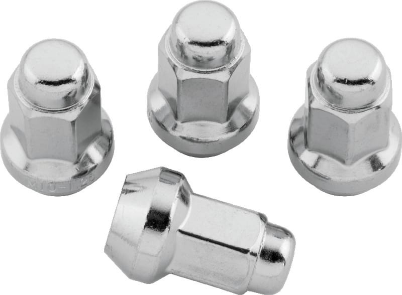 QuadBoss — Lug Nuts, 10x1.25, 14 mm. OD, Chrome