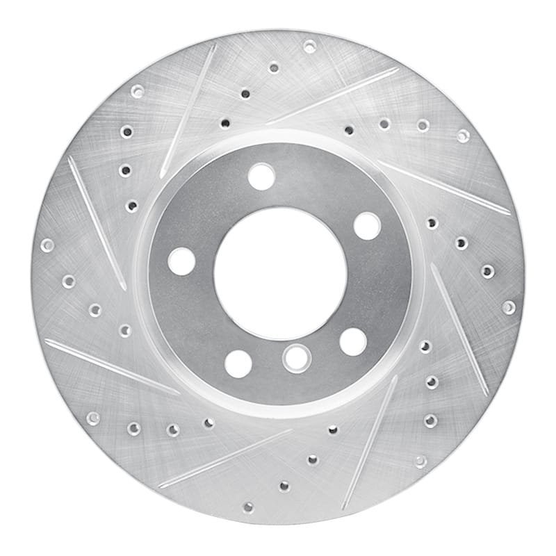 R1 Concepts — R1 04-10 BMW 530XI Front Left Drilled & Slotted Silver Brake Rotor
R1 Brake Rotor Drill