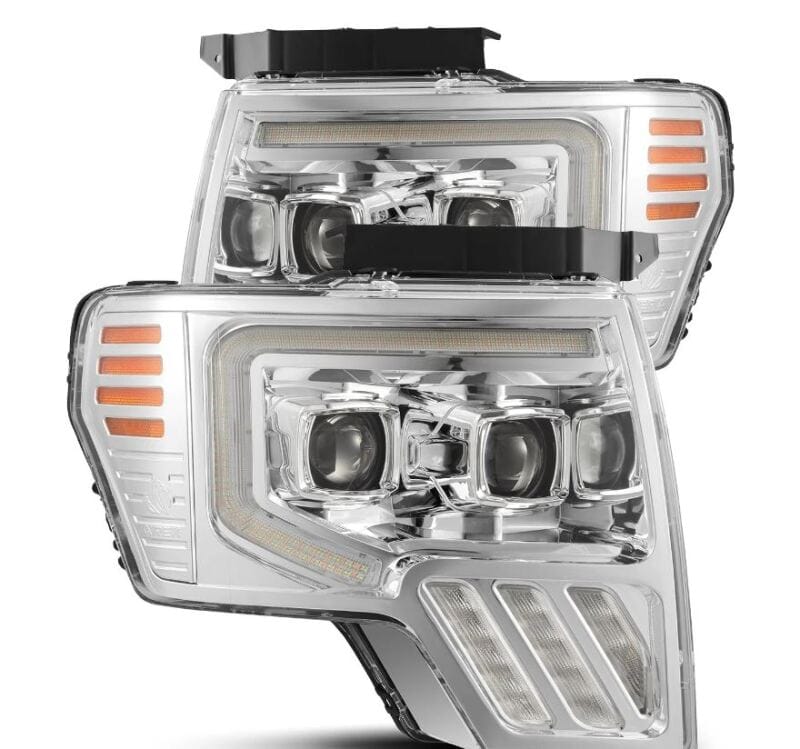 AlphaRex — AlphaRex 09-14 Ford F-150 PRO-Series Projector Headlights Plank Style Chrm w/Activ Light/Seq Signal
Projector Headlights