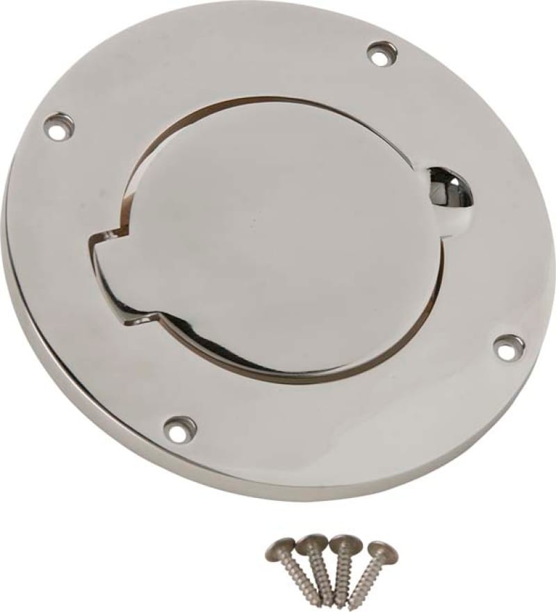 Kentrol — Kentrol 97-06 Jeep Wrangler TJ Billet Style Gas Hatch - Polished Silver