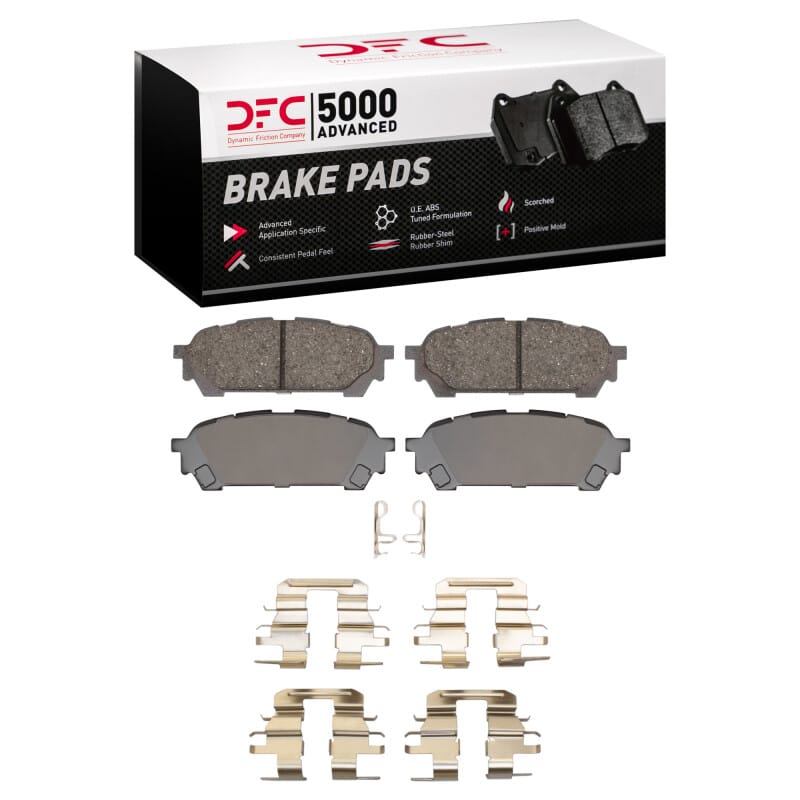 DFC — DFC 03-08 Saab 9-2X Rear 5000 Advanced Ceramic Brake Pads and Hardware Kit
DFC Brake Pad Set