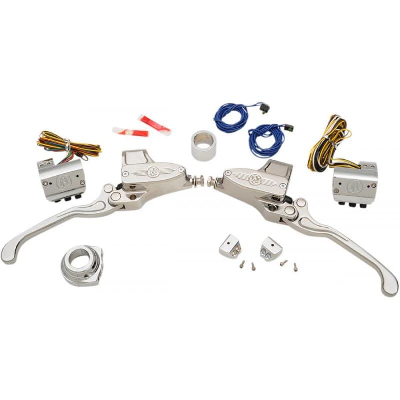 Performance Machine — Performance Machine 9/16in Hand Control Set Hyd - Chrome