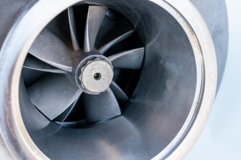 Forced Performance — Forced Performance Mitsubishi Evo 9 Green XR57SR Turbo Journal Brg Black Housing w/o WG (D/S Only)