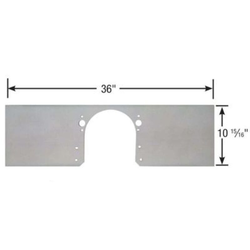 Moroso — Moroso Chevrolet Big Block 1-Piece Front Motor Plate