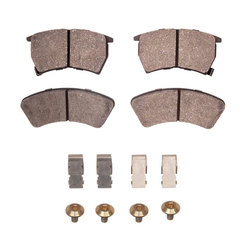 DFC — DFC 87-89 Mazda 323 Front 5000 Advanced Semi Metallic Brake Pads and Hardware Kit
DFC Brake Pad Set