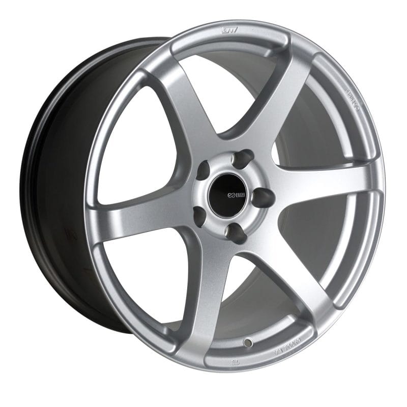Enkei — Enkei T6S 18x9.5 35mm Offset 5x112 Bolt Pattern 72.6 Bore Matte Silver Wheel