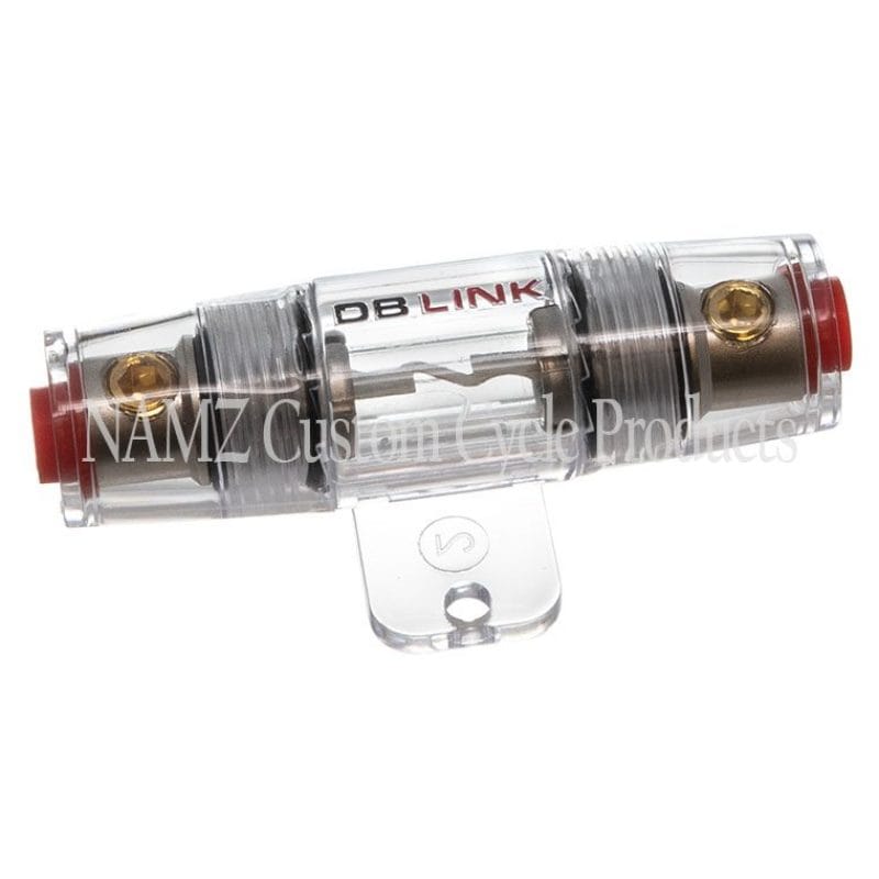 NAMZ — NAMZ AMP Power 4/8g In Line AGU Fuse Holder Nickel-Plated (Single)