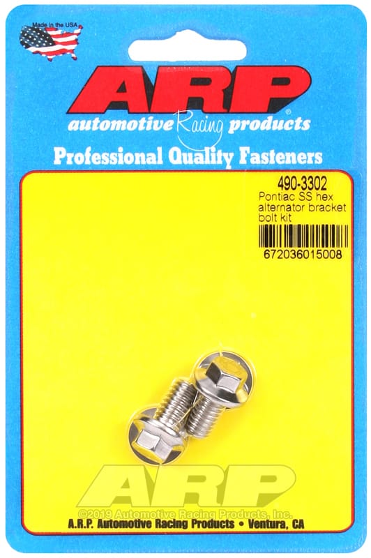 ARP — ARP Pontiac SS Hex Alternator Bracket Bolt Kit