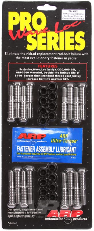 ARP — ARP SB Chrysler pro wave-loc rod bolt kit